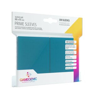 Gamegenic - Gloss Prime Sleeves Blue (100 Sleeves) Gamegenic - Gloss Prime Sleeves Blue (100 Sleeves)