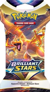 Pokemon - Sword & Shield Brilliant Stars Sleeved Boosterpack Pokemon - Sword & Shield Brilliant Stars Sleeved Boosterpack