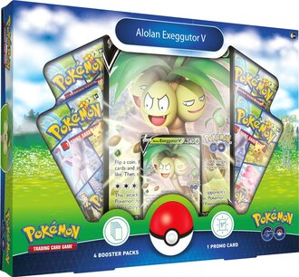 Pokemon - TCG GO Collection Alolan Exeggutor V Box Pokemon - TCG GO Collection Alolan Exeggutor V Box