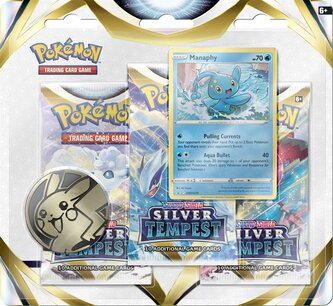 Pokemon - Sword & Shield Silver Tempest 3BoosterBlister Pokemon - Sword & Shield Silver Tempest 3BoosterBlister