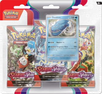 Pokemon - Scarlet & Violet 3-Pack Blister Dondozo Pokemon - Scarlet & Violet 3-Pack Blister Dondozo
