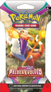 Pokemon - Scarlet and Violet Paldea Evolved Sleeved Boosterpack Pokemon - Scarlet and Violet Paldea Evolved Sleeved Boosterpack